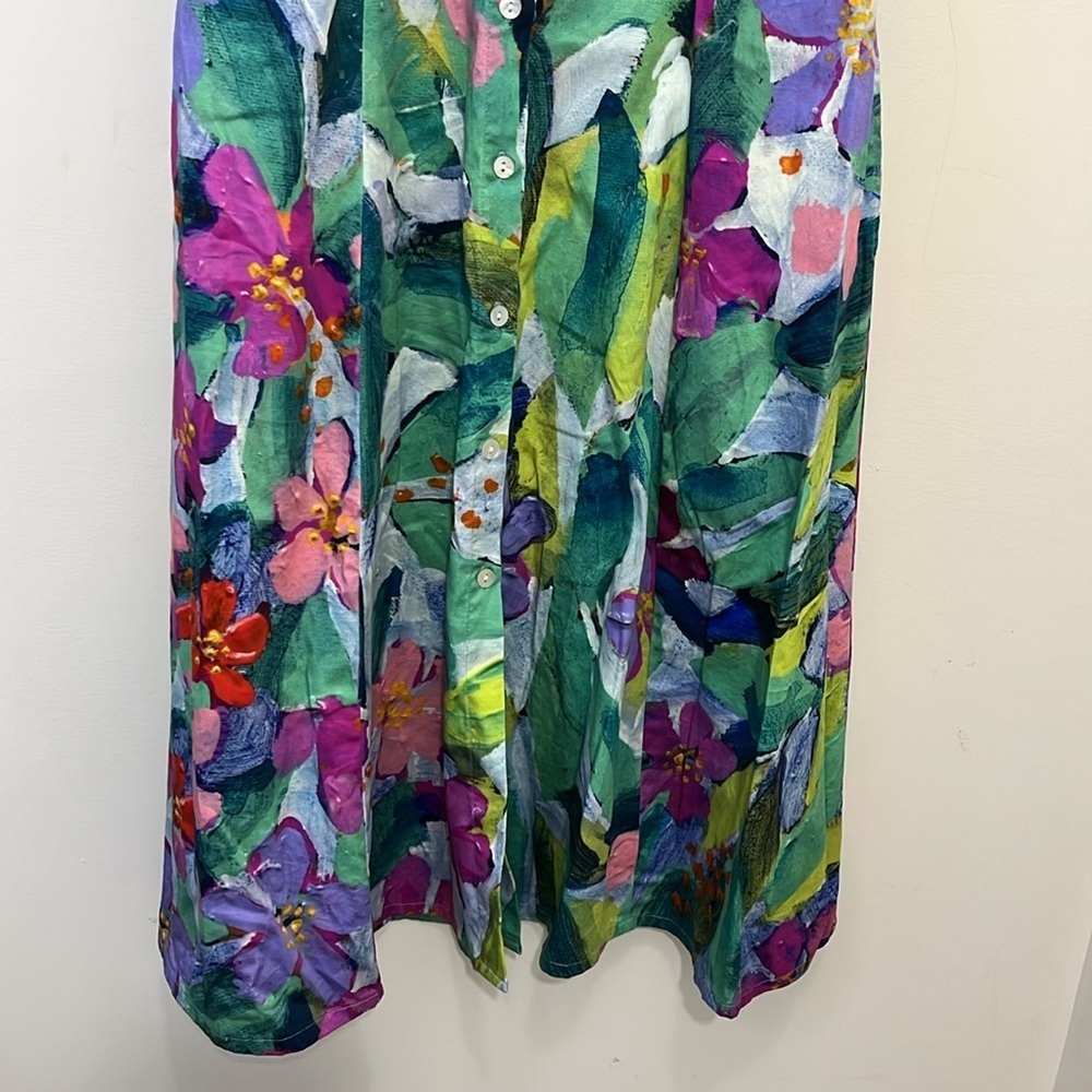 Claire Desjardins Women’s Sleeveless Floral Dress Size XS - Picture 3 of 7